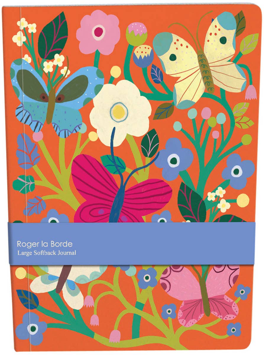 Butterfly Garden Large Softback Journal  - ALB 021