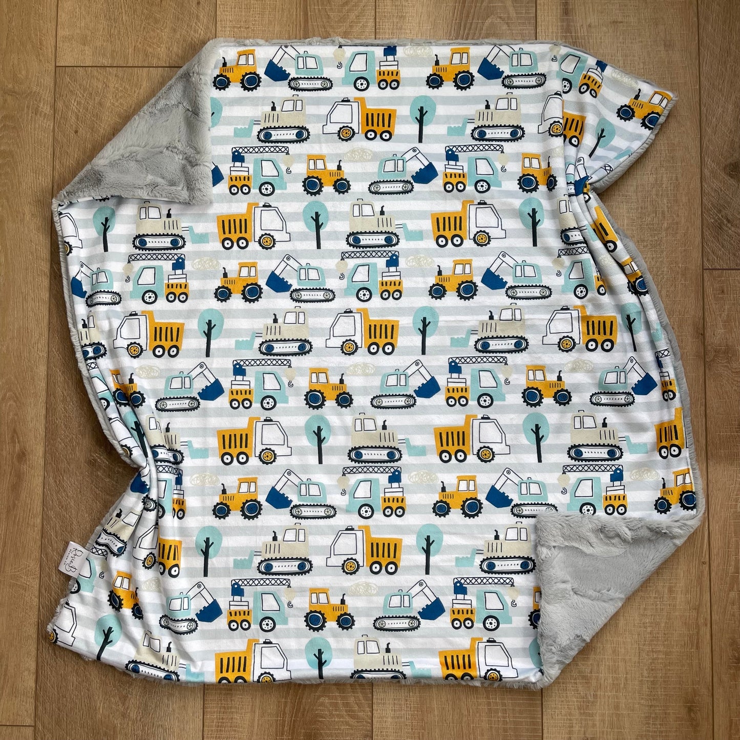 Baby Blanket - Construction Zone
