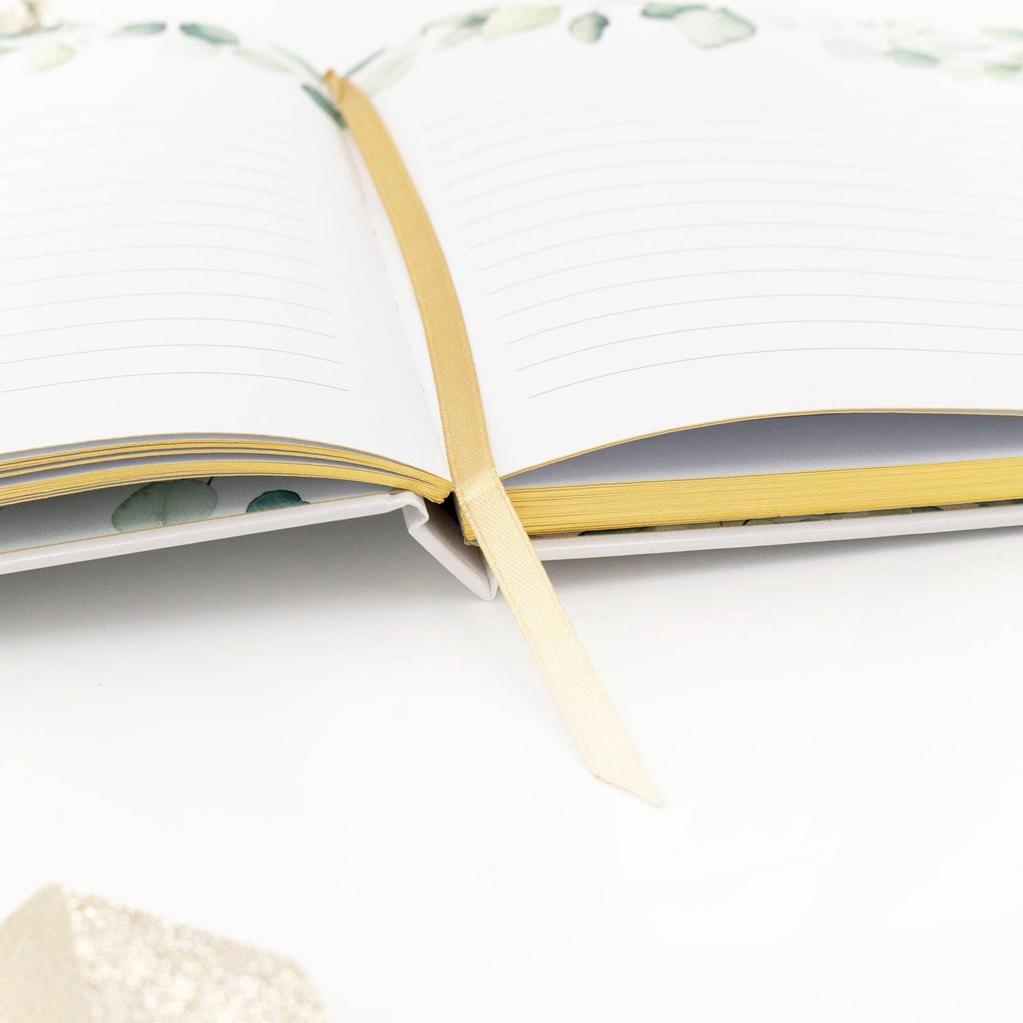 Guest Book / Guest Planner - Gold Floral
