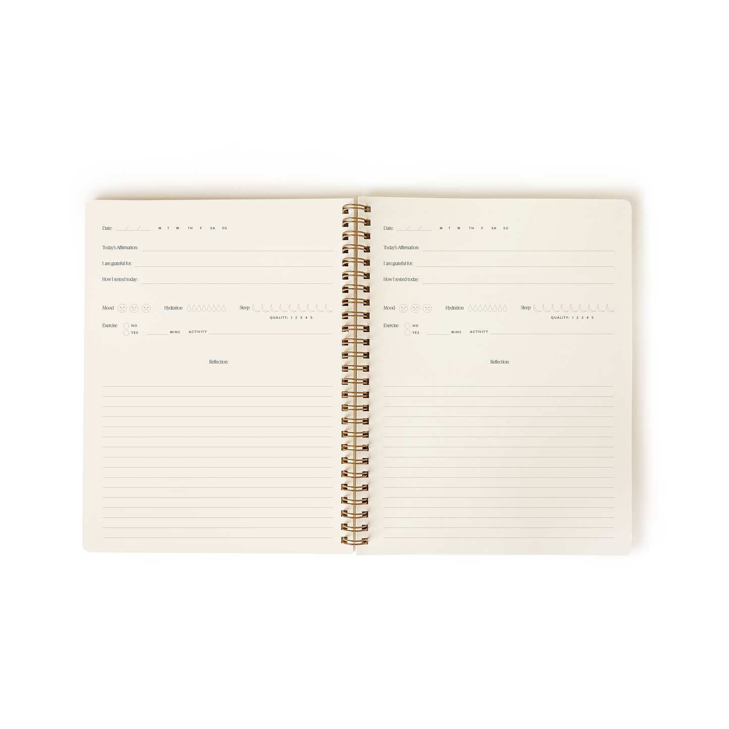 Flowered Notebook: Small Notebook / List Pages