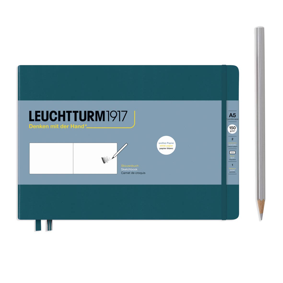 Sketchbooks - 150g/m² Paper Plain: Square / Lemon