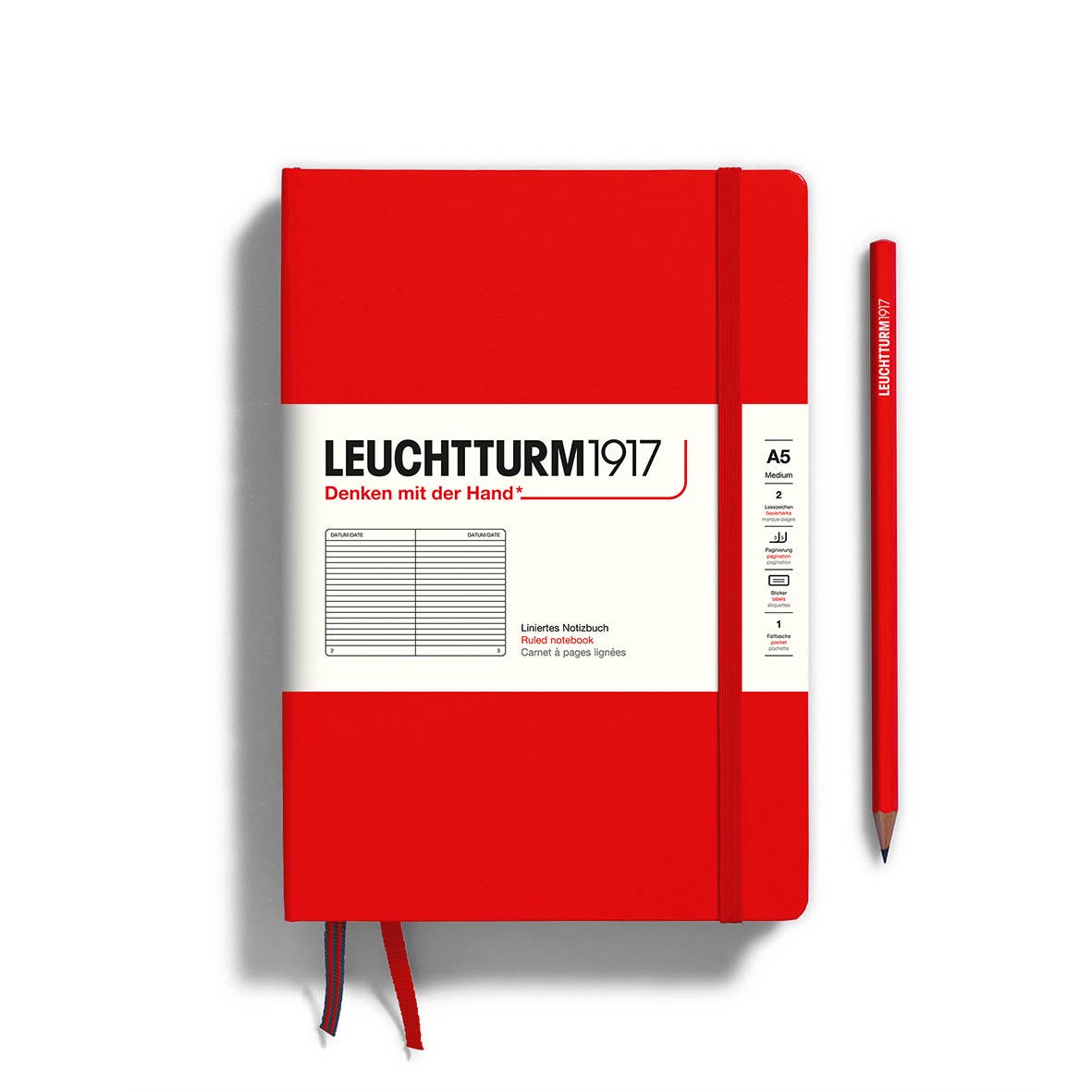 Notebooks - Medium (A5): Ruled / Softcover / Lilac