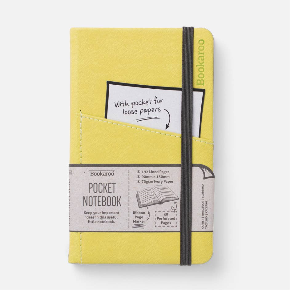 Bookaroo A6 Pocket Notebook: Charcoal