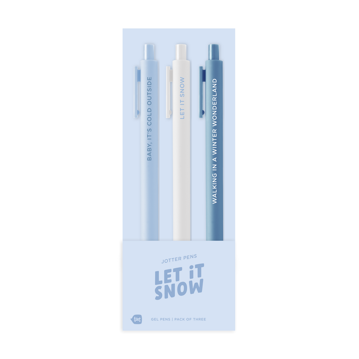 NEW! Seasonal Jotter Sets: Let It Snow 3 Pack