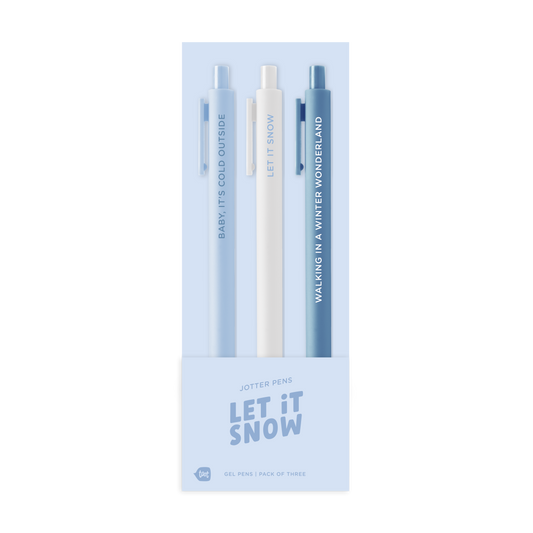 NEW! Seasonal Jotter Sets: Let It Snow 3 Pack