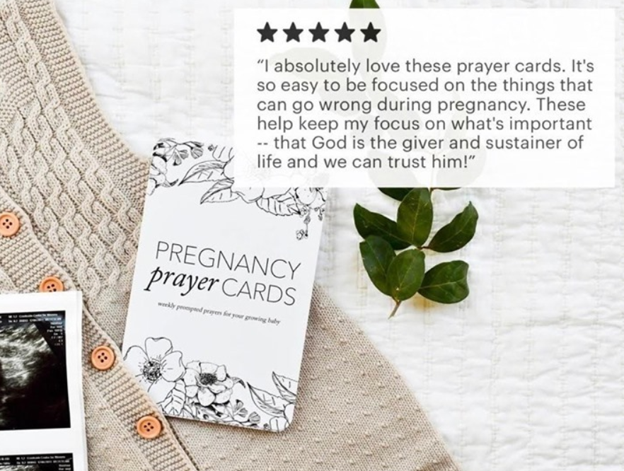 Pregnancy Prayer Cards | Colorful Flowers