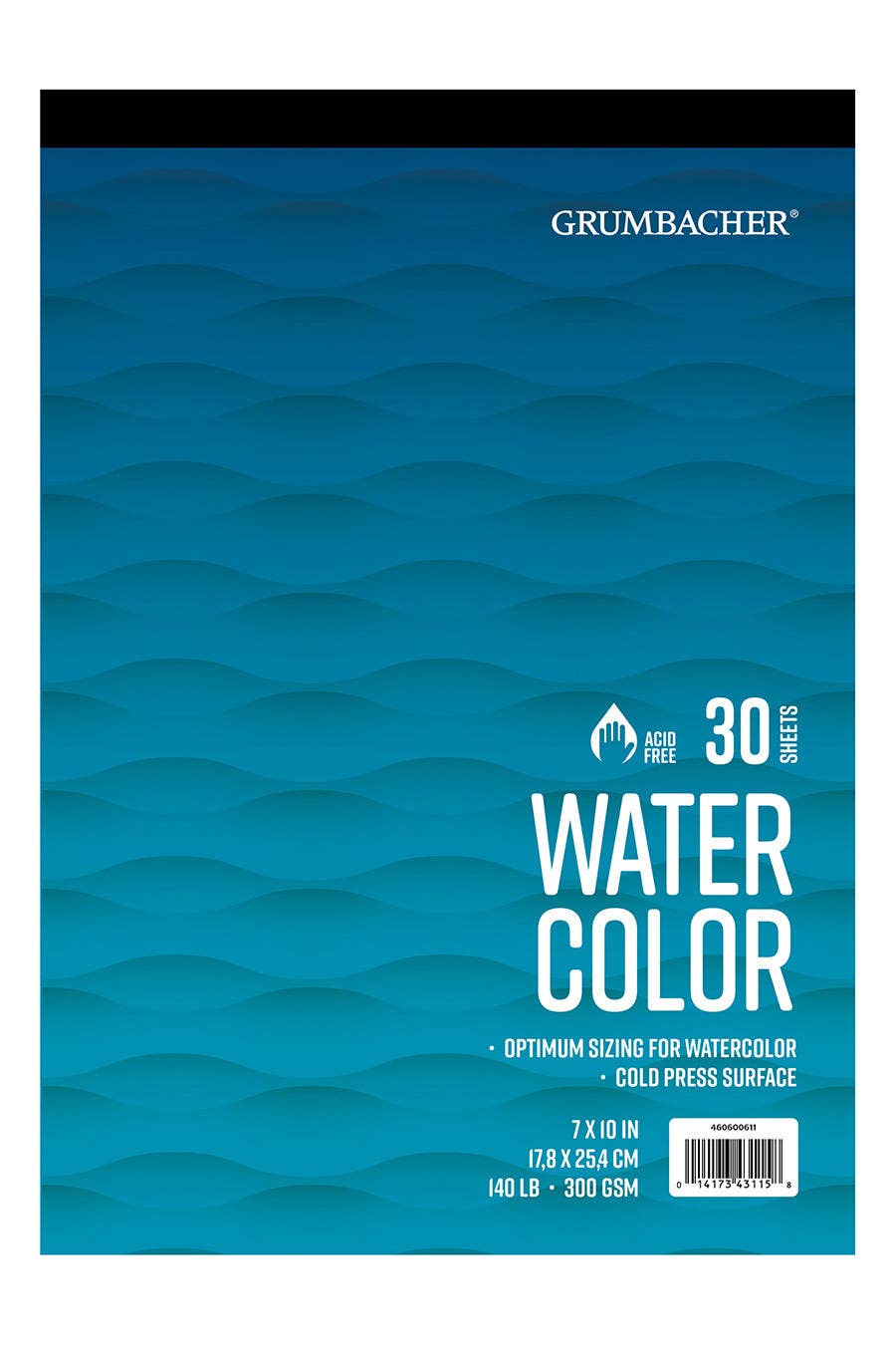 Grumbacher Watercolor Pads: Tape Bound Pad / 9" x 12"