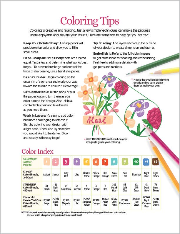ColorMaps: Be Happy:Color-Coded Patterns Adult Coloring Book