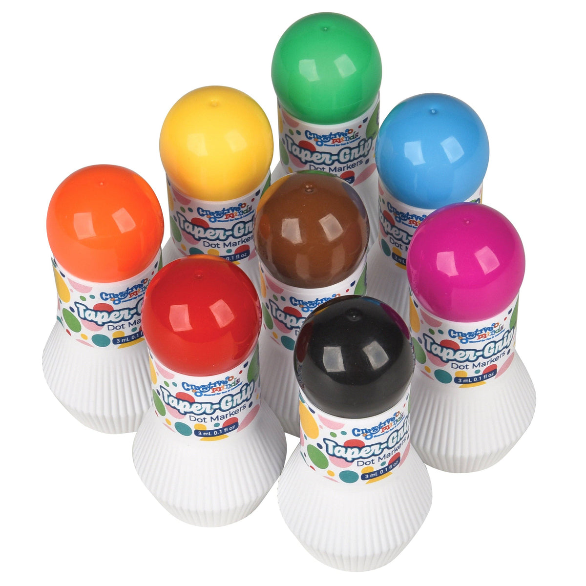Washable Chubby Dot Markers - Set of 8