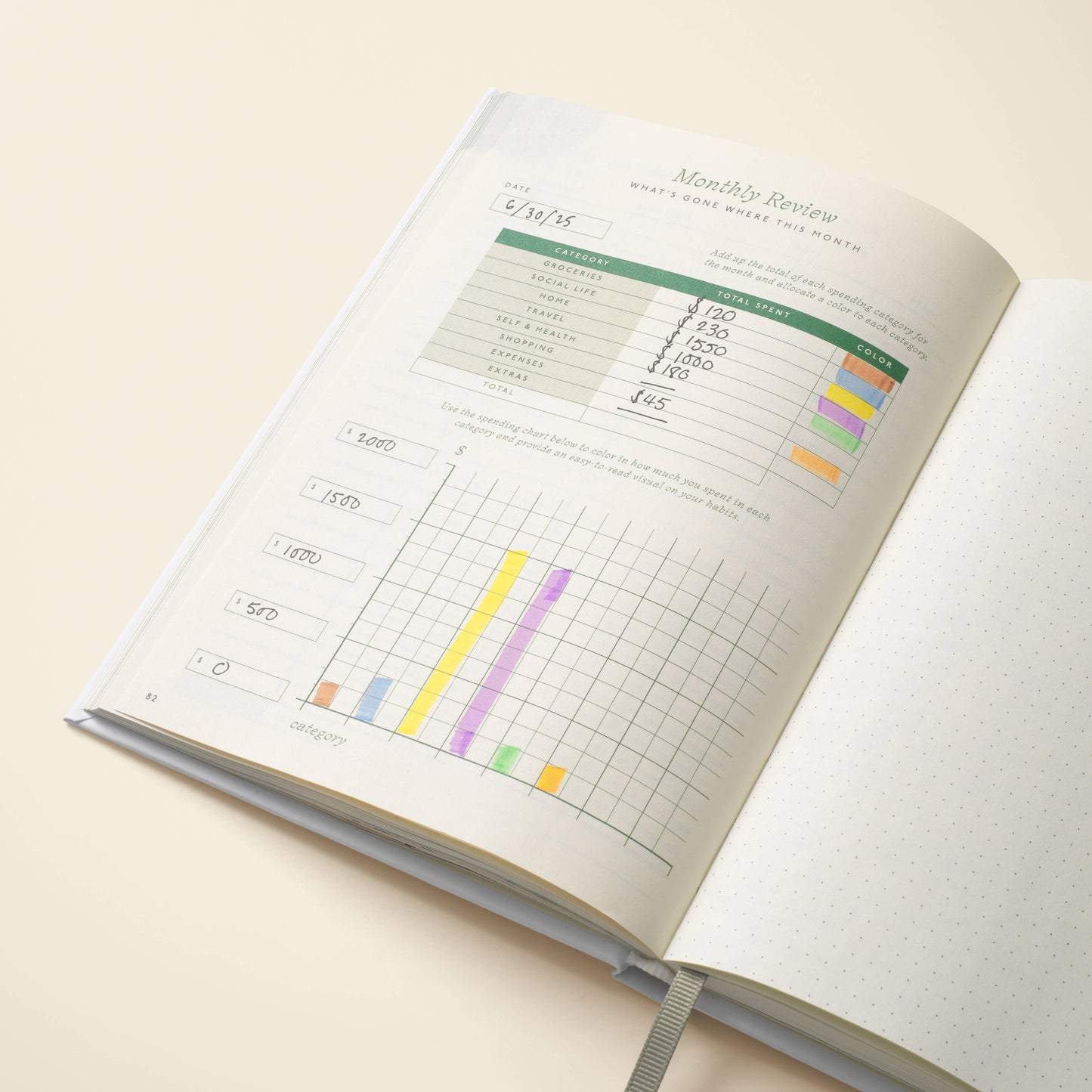 Guided Finance Planner, Foiled A5 Hardcover - Shine