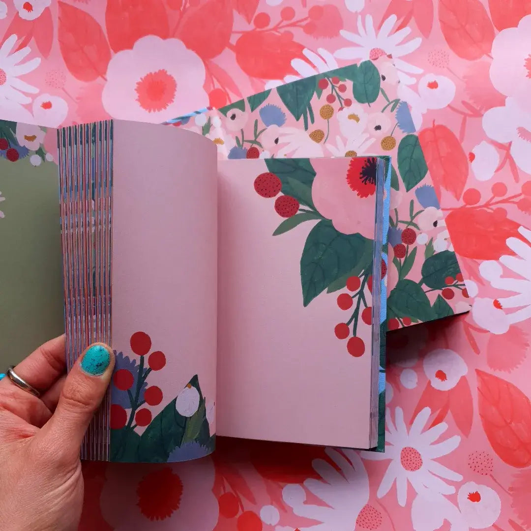Big Pink Illustrated Journal  - AS 056
