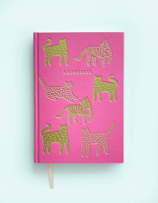 Address Book | Wild Cats (Pink)