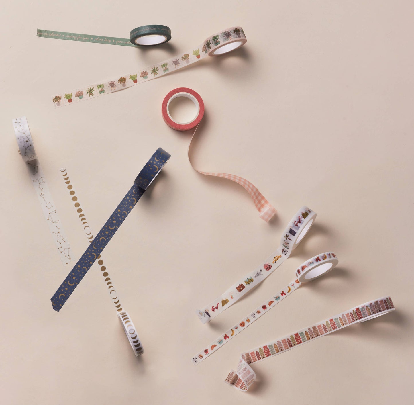 Washi Tape, Set Of 3 - Travel