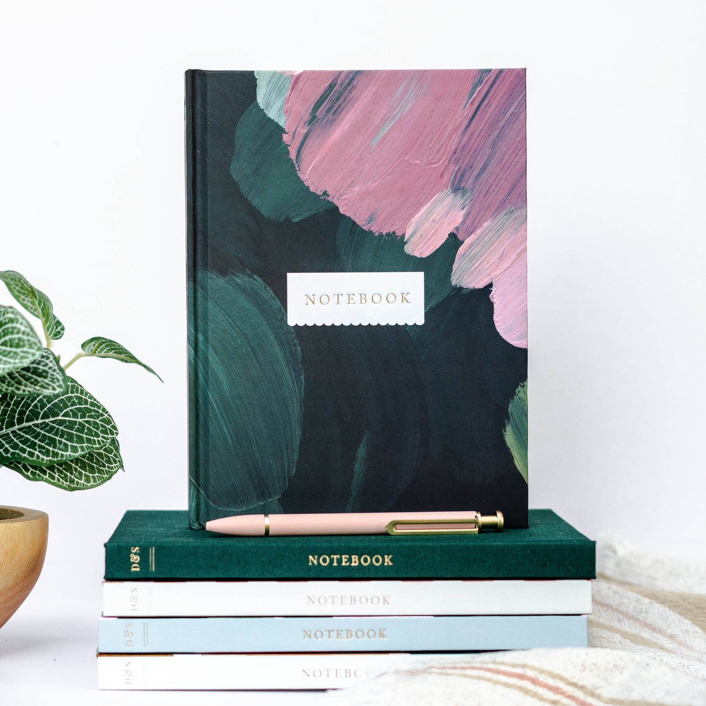 Blank Journal Notebook - Flat Lay Diary Journal Hardcover : Desert