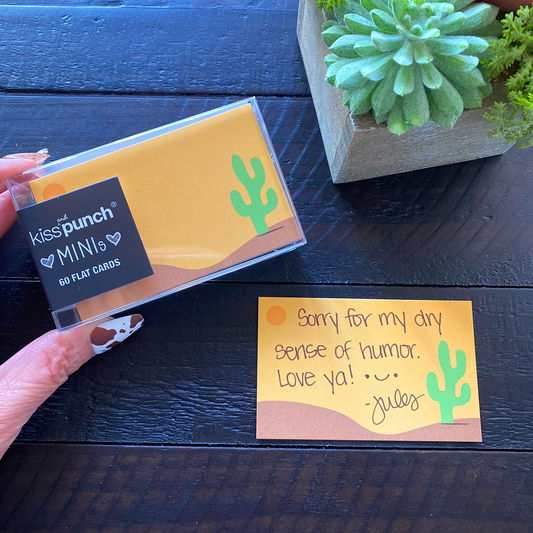 Mini Notecard Set of 60 - Desert Cactus Arizona Texas 