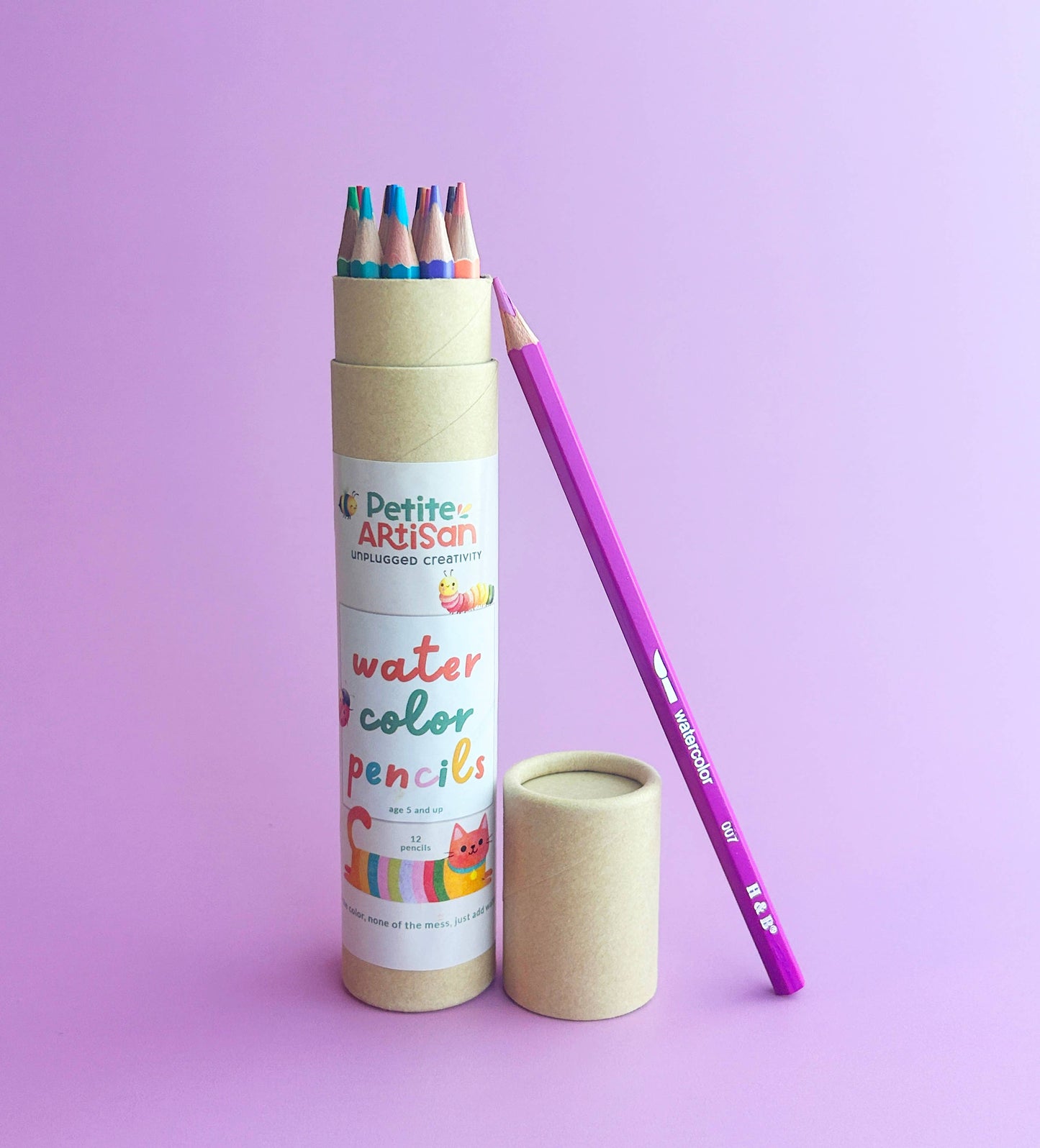 Watercolor Pencils for Kids, Beginner Set