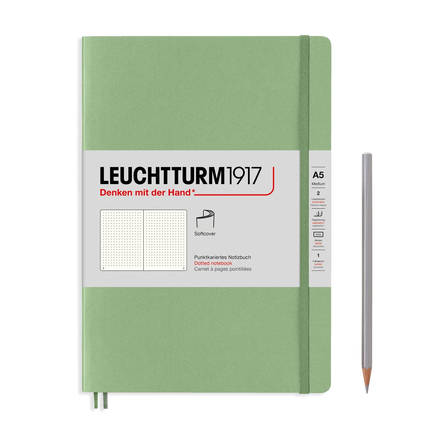 Notebooks - Medium (A5): Black / Hardcover / Squared