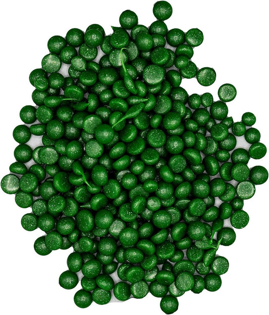 Green Metallic Sealing Wax Beads - 700g