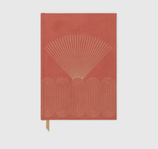 Metallic Suede Radiant Rays Journal