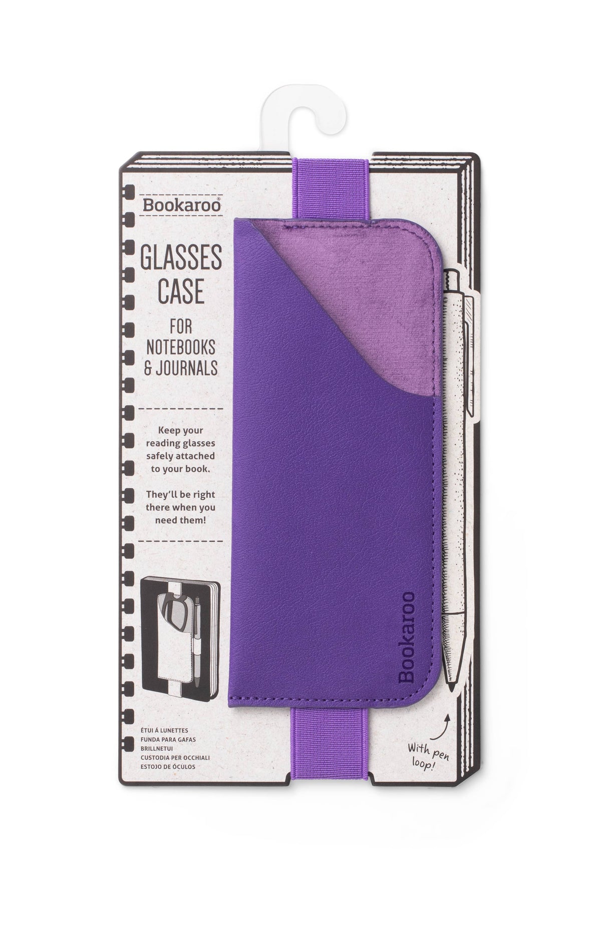 Bookaroo Glasses Case: Black