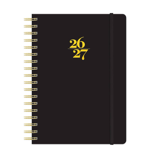 2027 Black Tri-Tab Planner