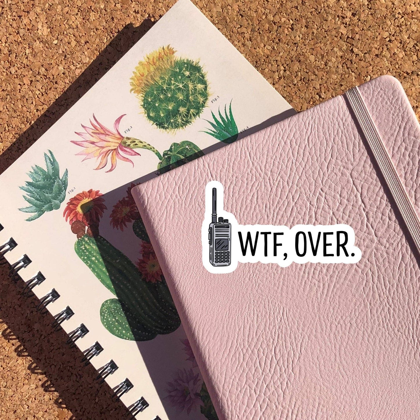 WTF, Over Sticker: Glossy Vinyl / 2 inch