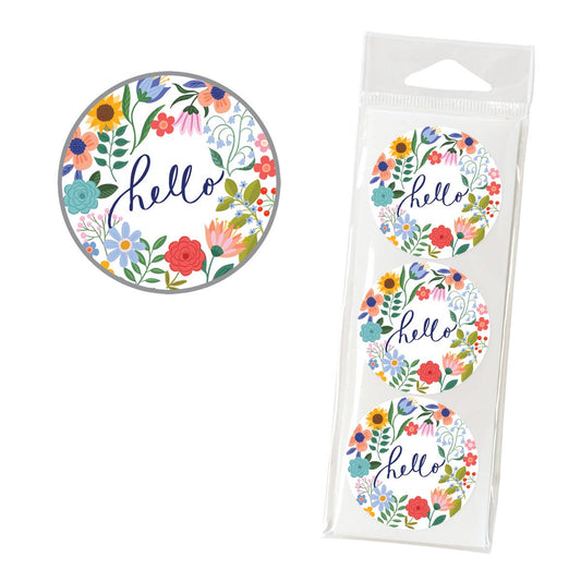 Envelope Seals - Happy Flowers