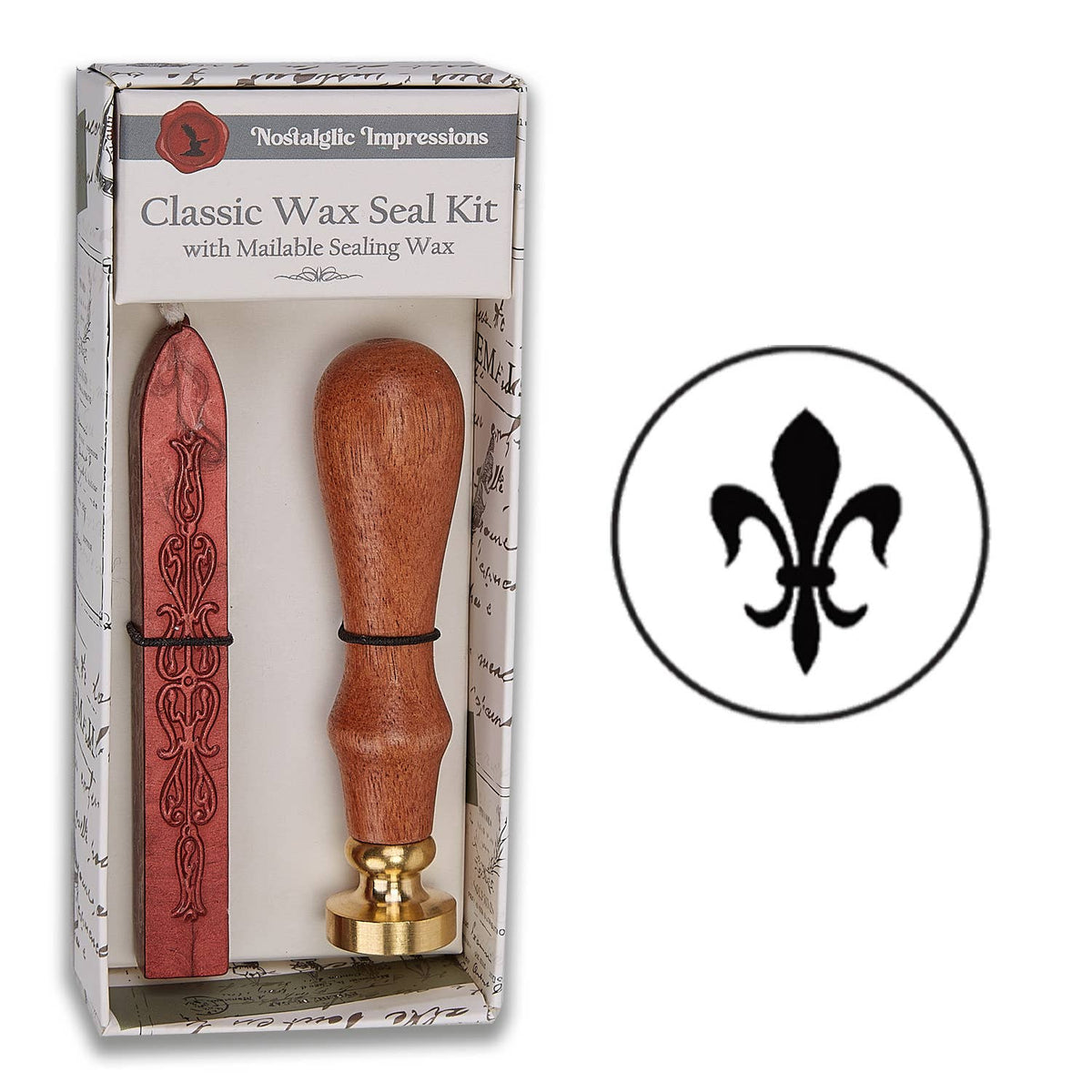 Nature-Inspired Wood Handle Wax Seal Kits: Botanical