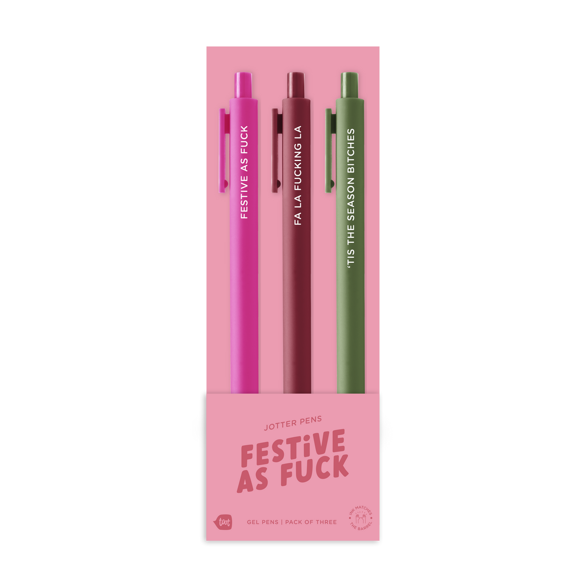 NEW! Seasonal Jotter Sets: Girl Sleighhh 4 Pack