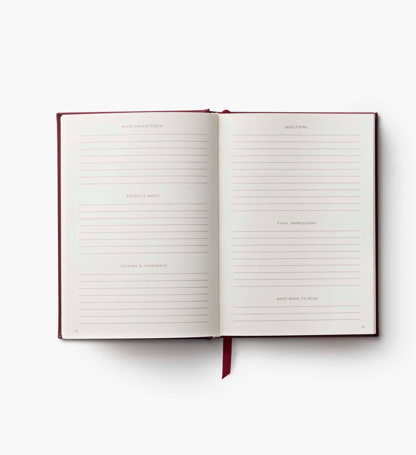 Ladies Night Book Club Embroidered Book Journal