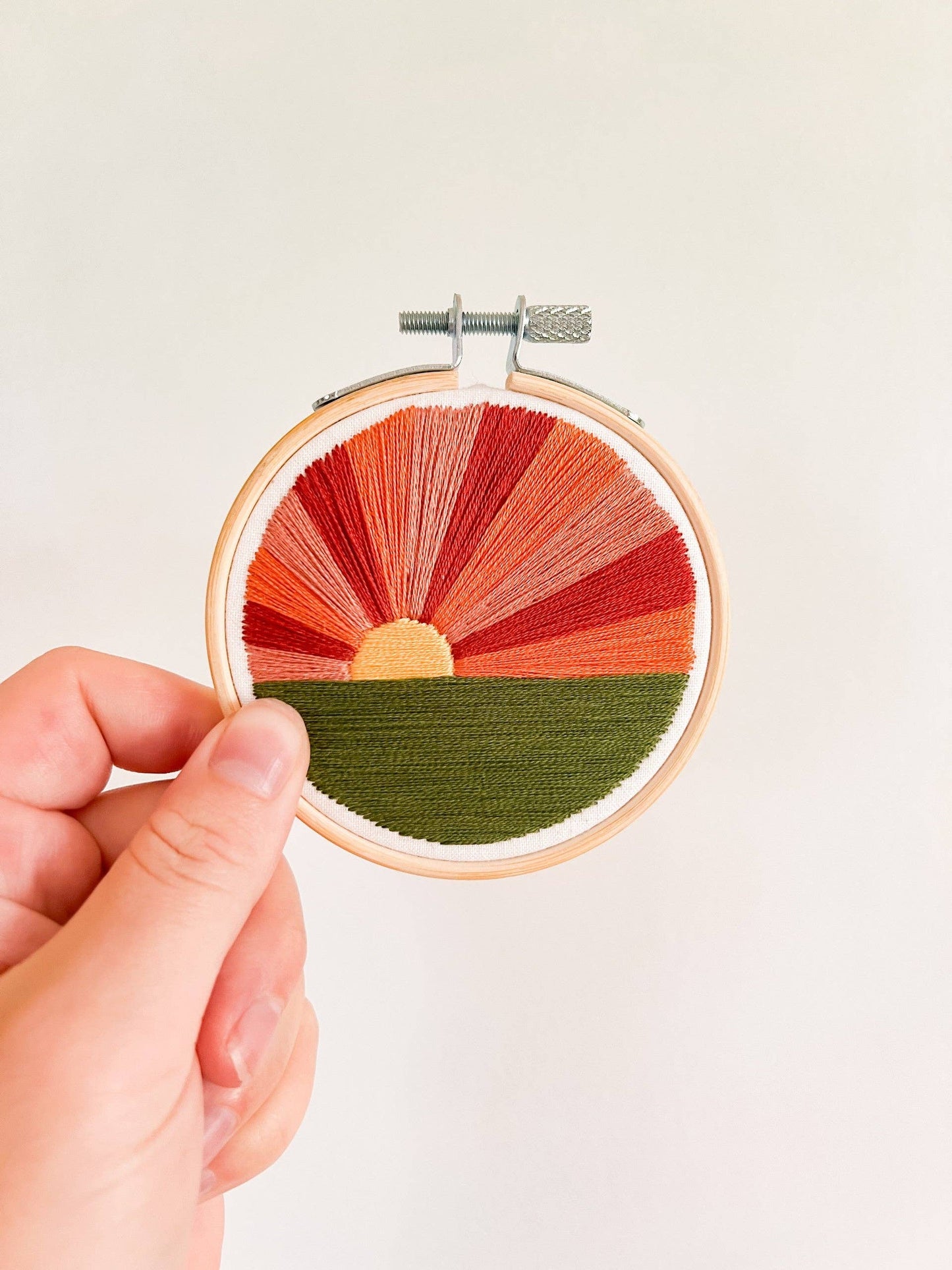 Mini Sunset 3" Hoop DIY Embroidery Kit