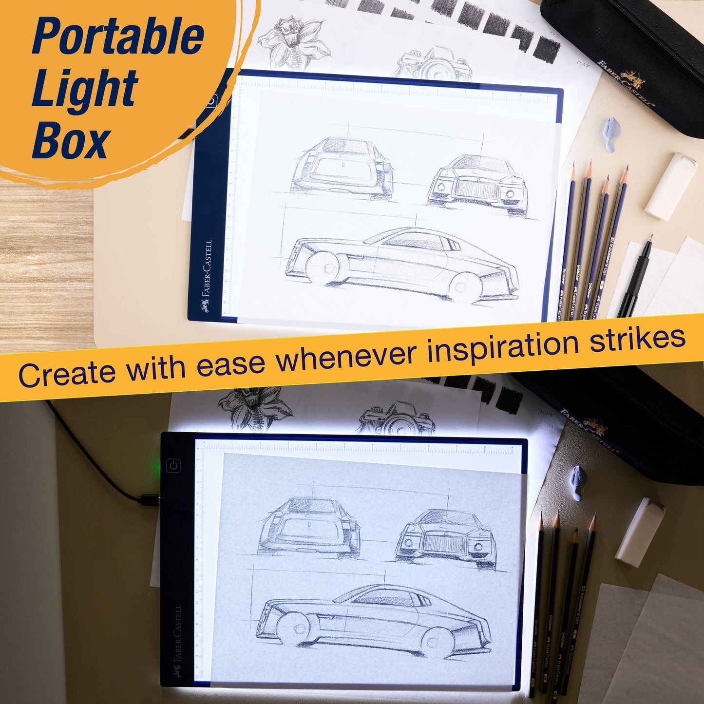 LED Light Tracing Tablet Board for Arts and Crafts