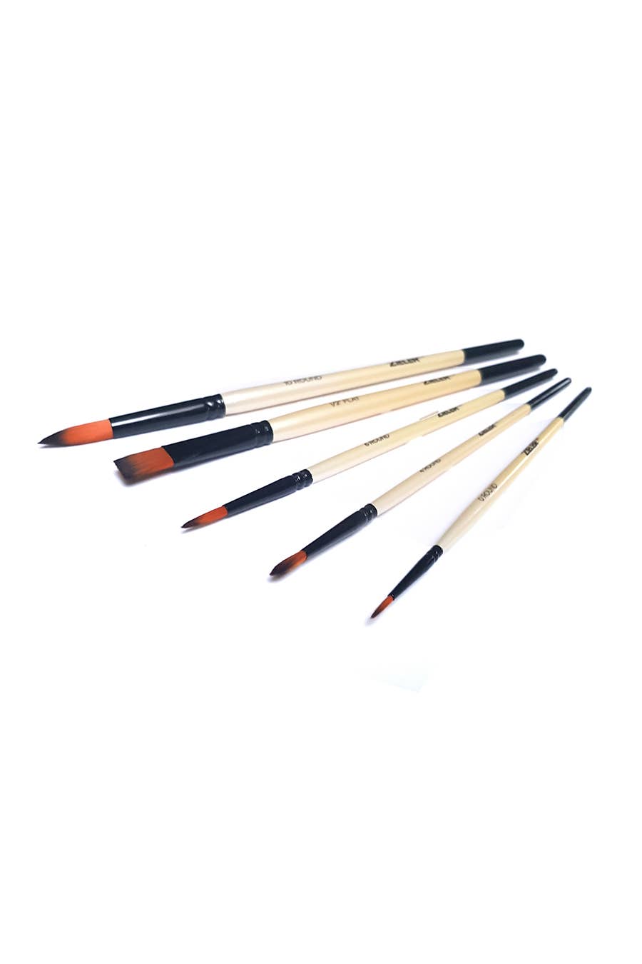 Zieler® Premium Mixed Media Brush Wallet (Set Of 5)