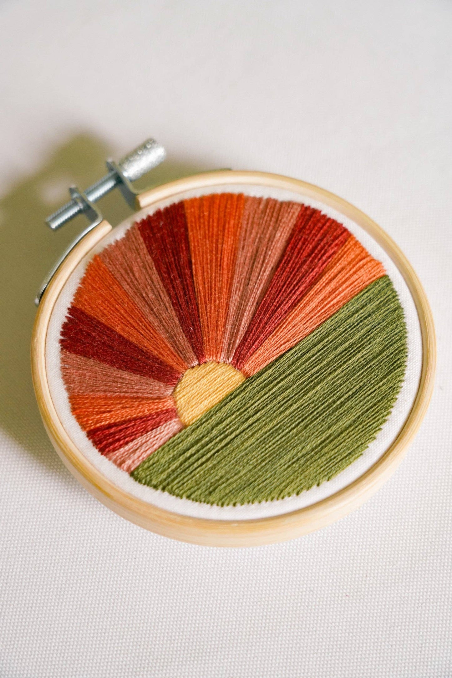 Mini Sunset 3" Hoop DIY Embroidery Kit