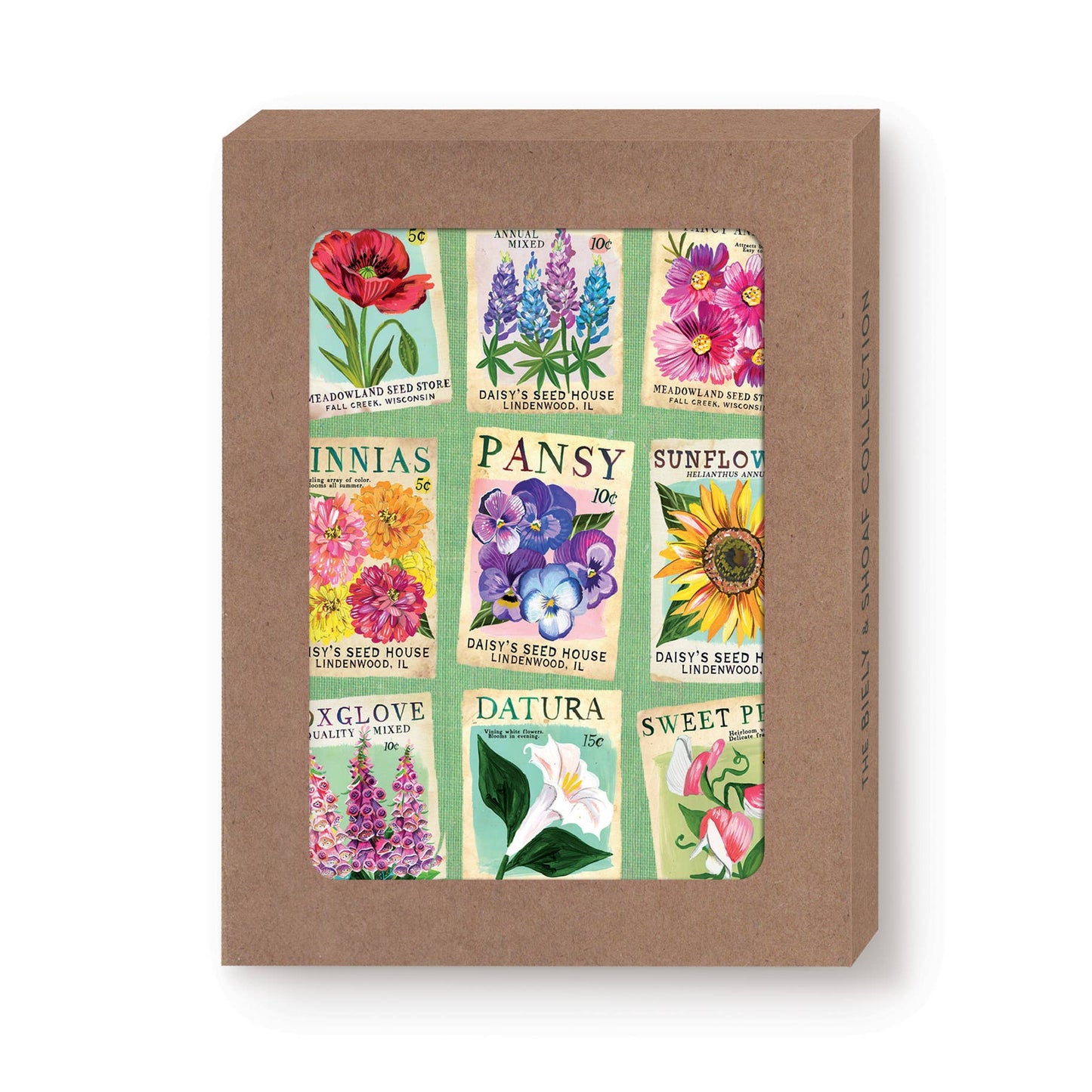 Seed Packets Boxed Notecards - Set Of 10