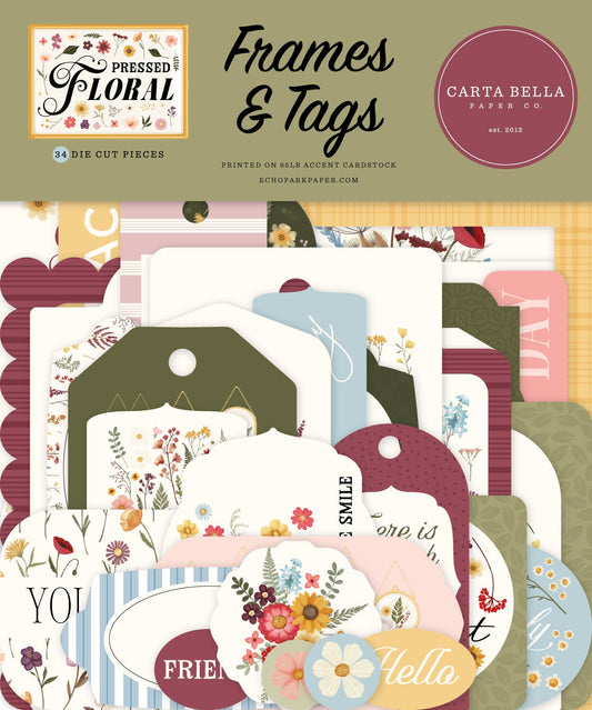 Pressed Floral Frames & Tags