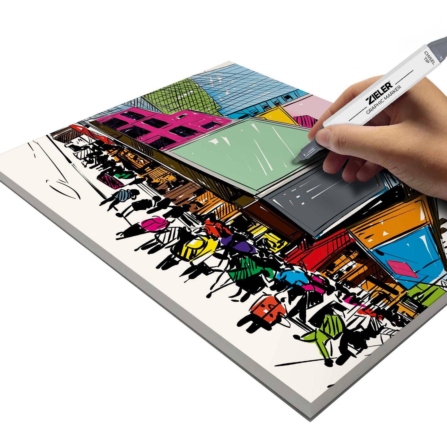 A4 Marker & Illustration Pad 100gsm (32 Sheets) – by Zieler