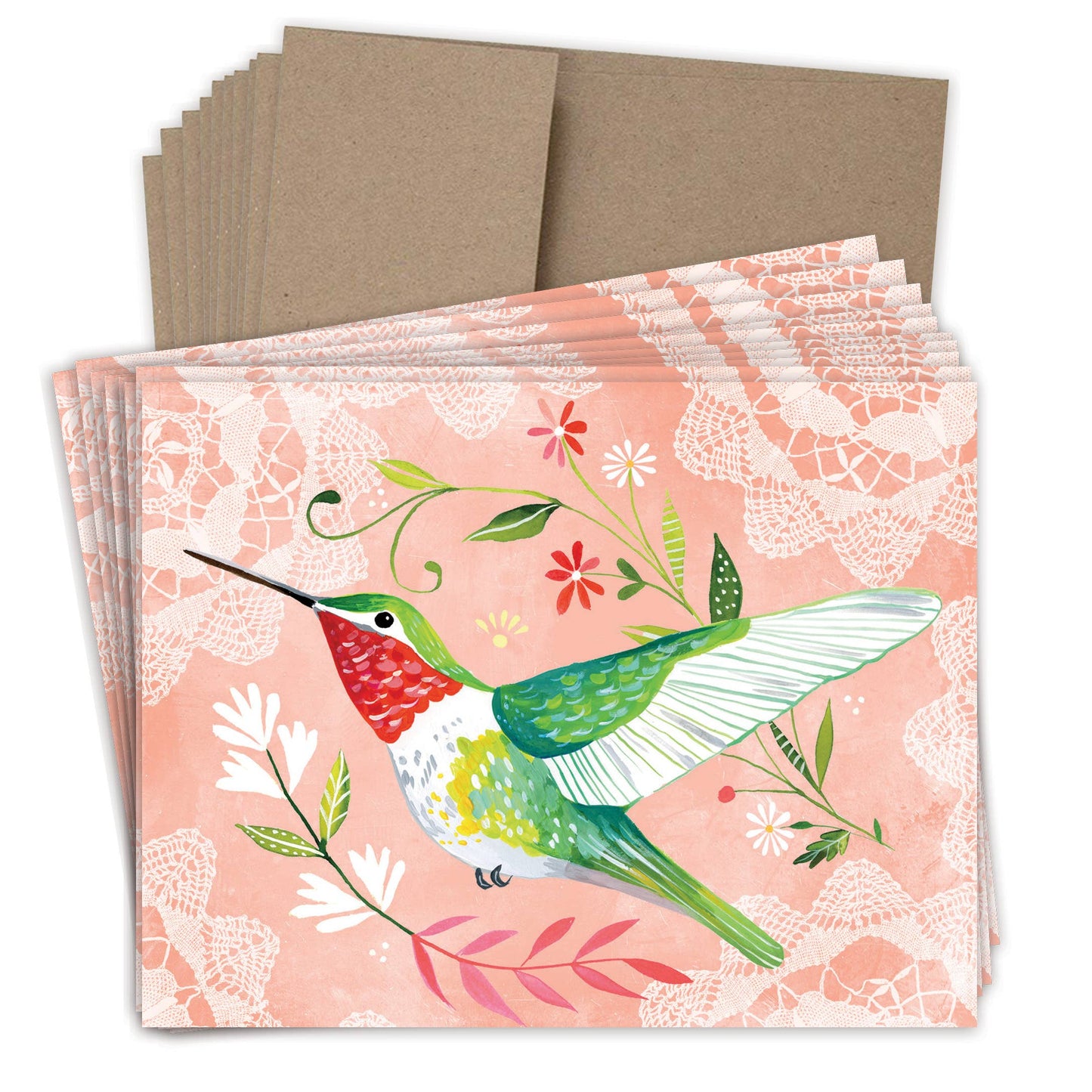 Hummingbird Boxed Notecard - Set of 10