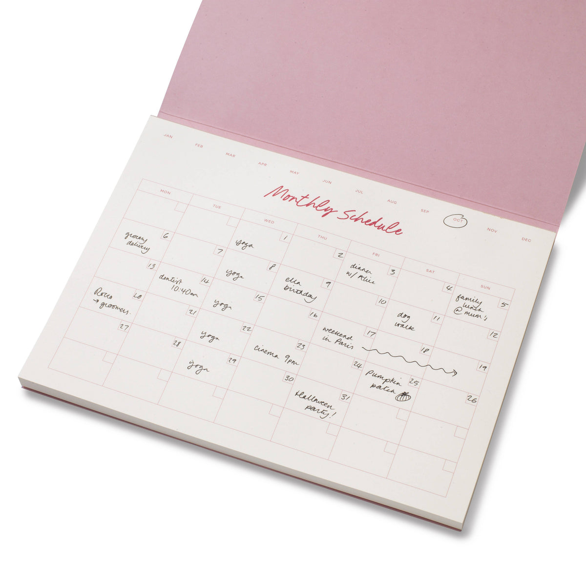 Productivity Monthly Planning Pad, Undated - Picnic