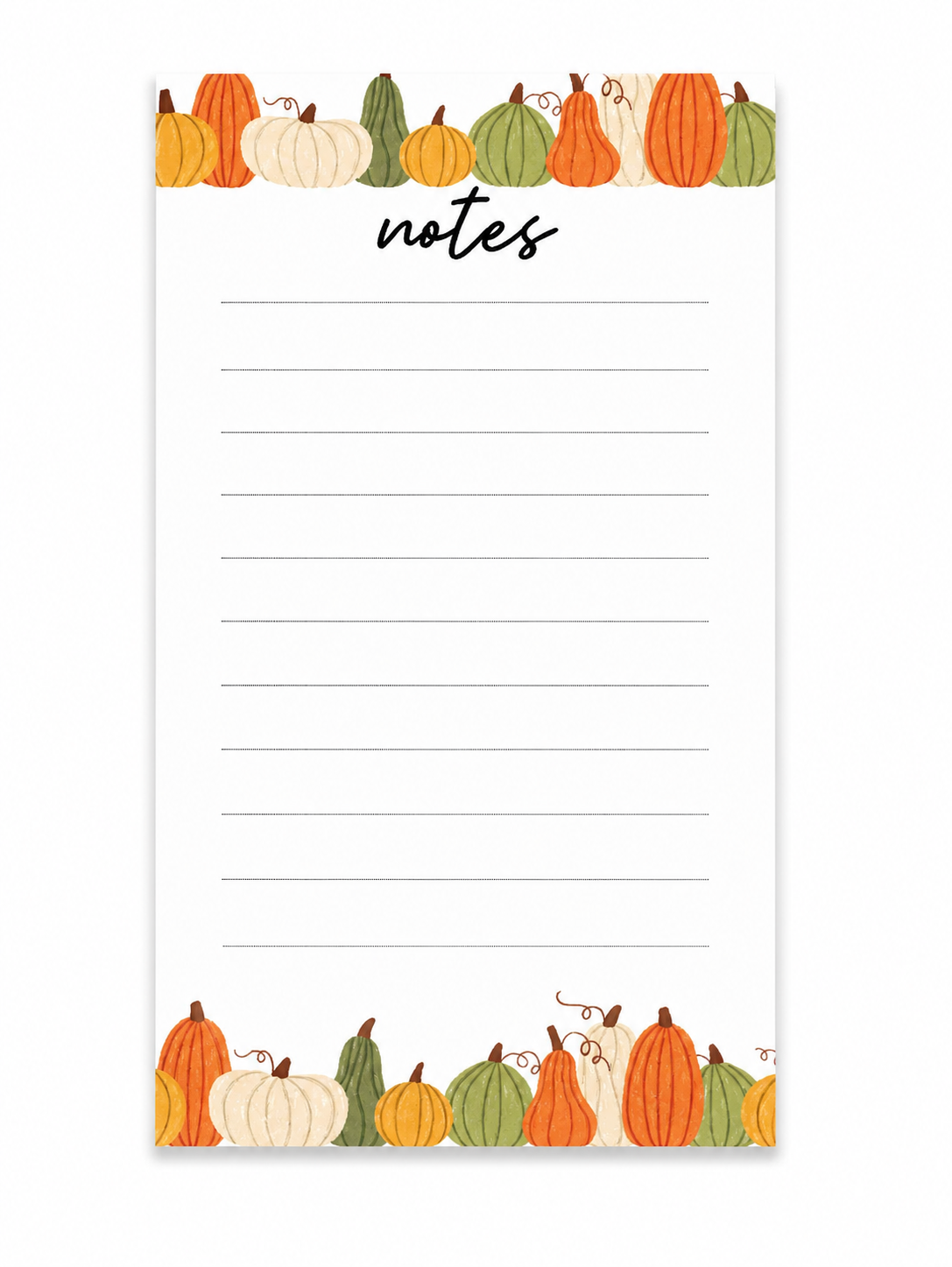 Pumpkin Patch Notepad Set (2-Piece)