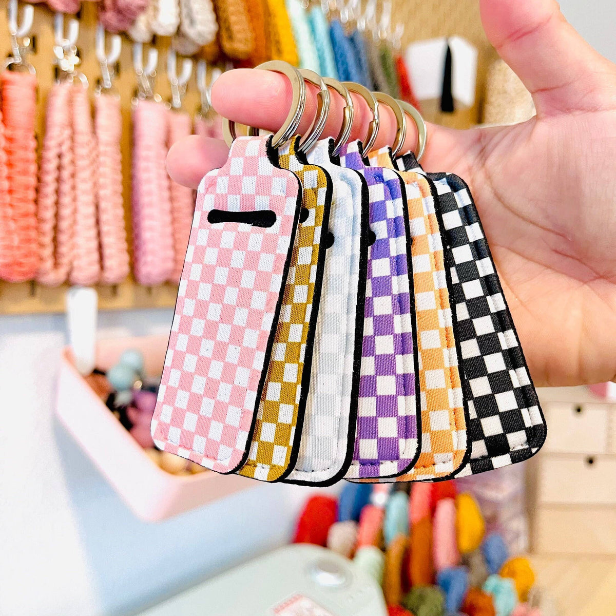 Chapstick Holder Keychain | Trendy Accessory : 14