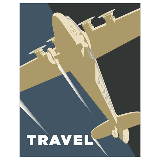 2.5'' x 3.5'' Travel Airplane Magnet