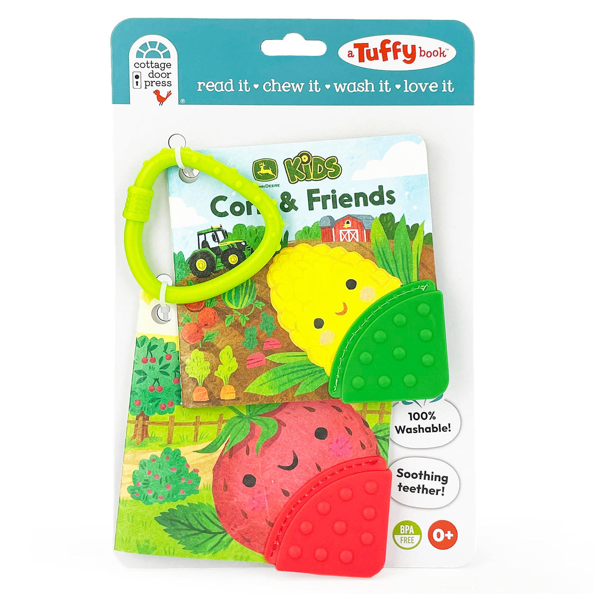 John Deere Corn & Friends / Berry Nice! Tuffy Book (Teether)