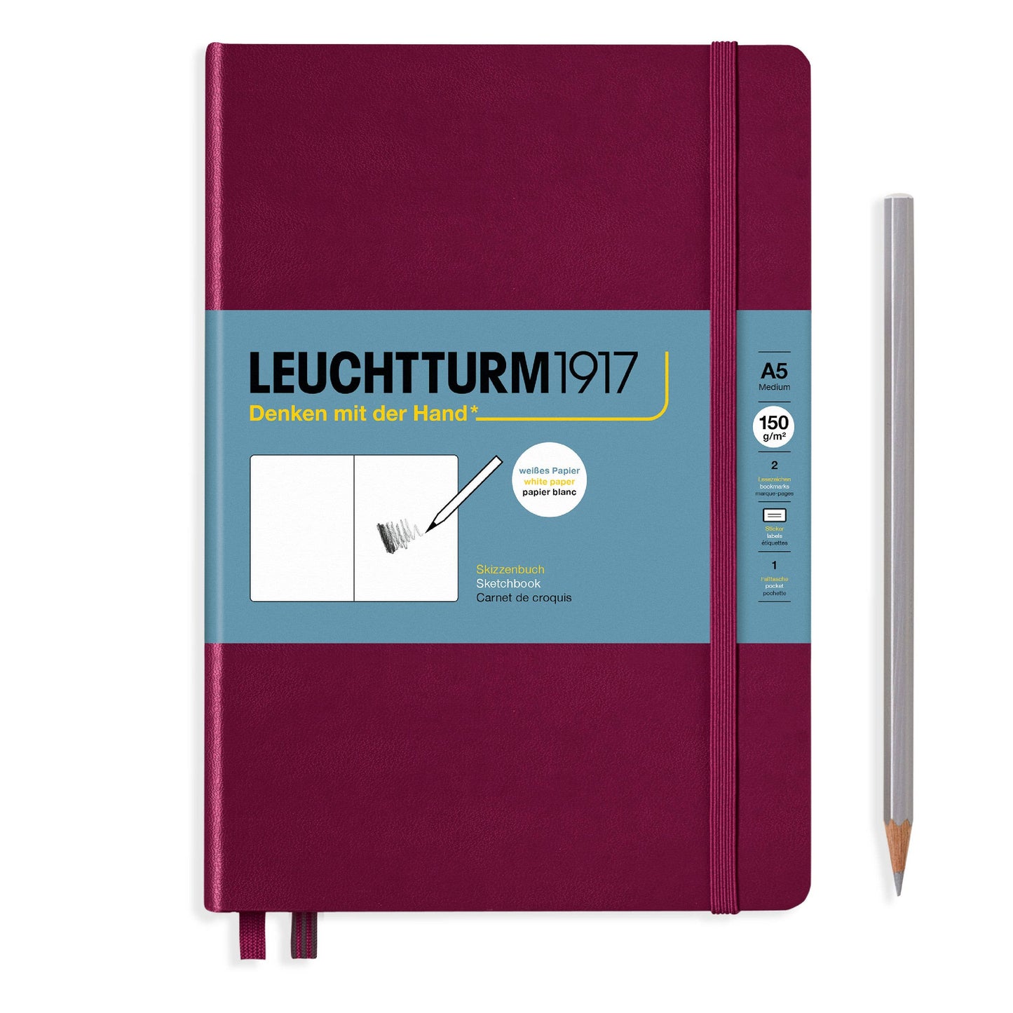 Sketchbooks - 150g/m² Paper Plain: Square / Lemon