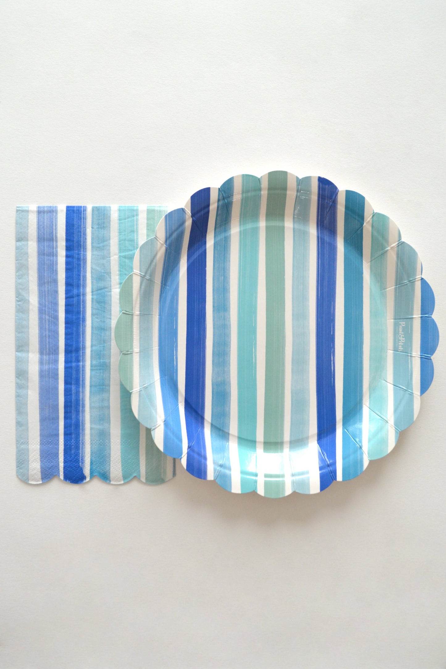 Paper Guest Napkins - Brushstroke Stripe