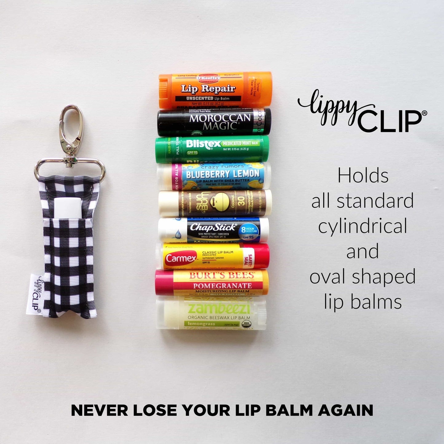Pumpkin LippyClip® Lip Balm Holder for Chapstick