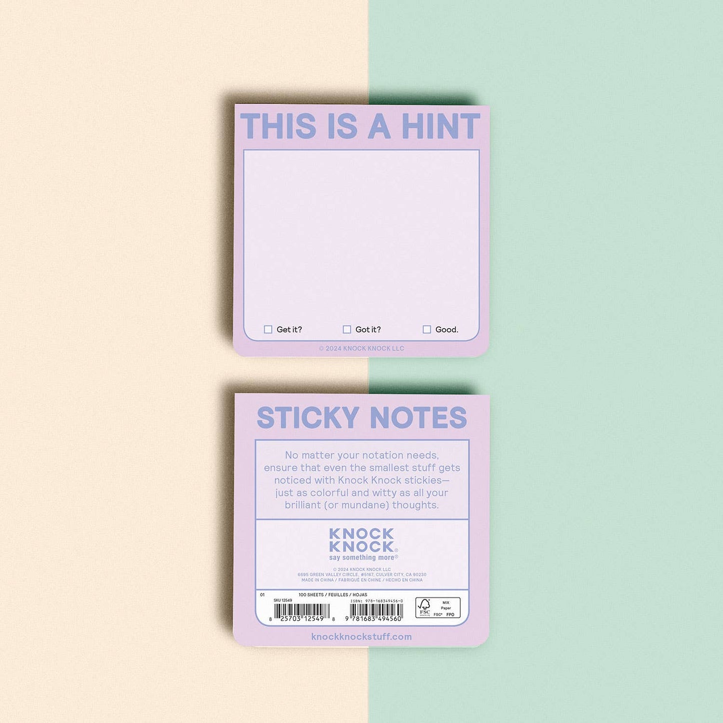 This Is a Hint Sticky Note (Pastel Version)