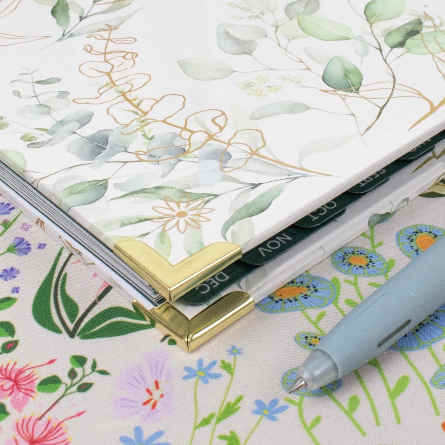 2026-27 Hard Cover Academic Vision Planner, 7x9 Size: Eucalyptus White