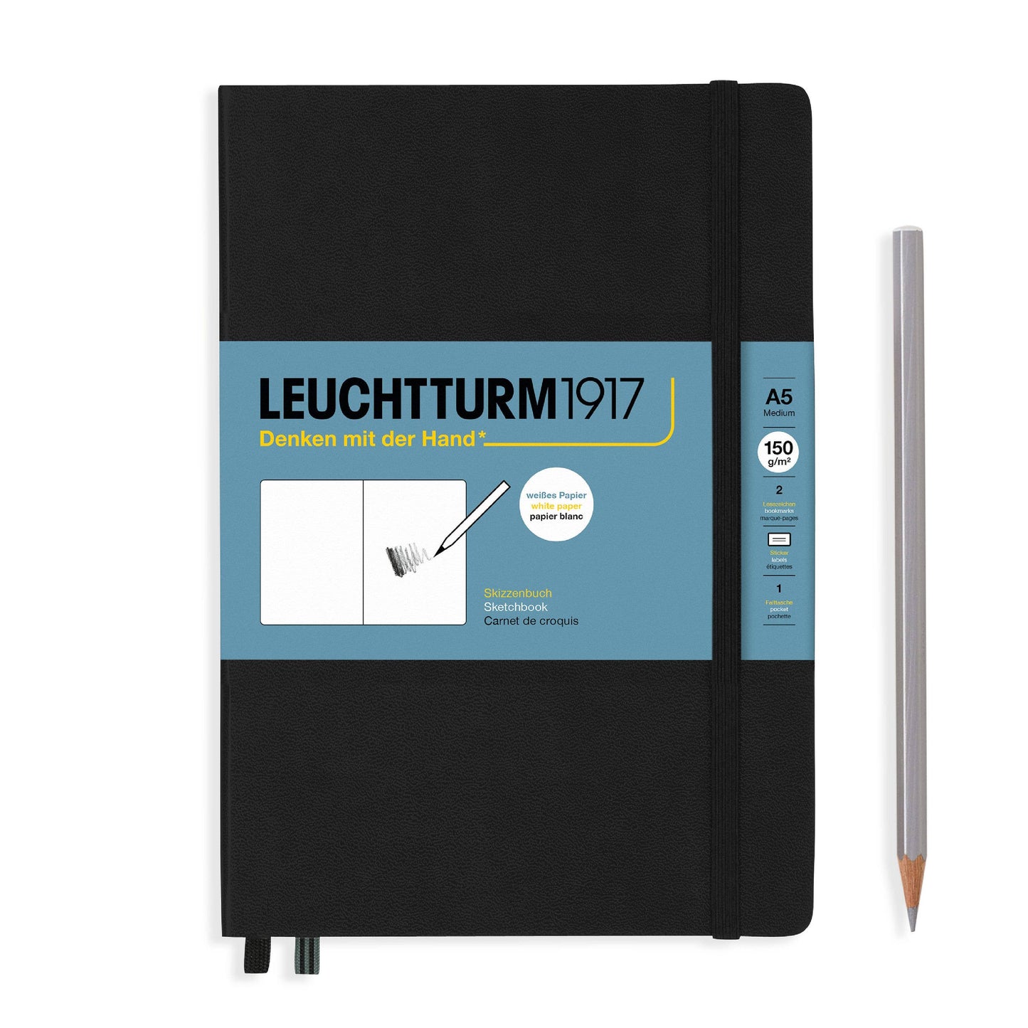 Sketchbooks - 150g/m² Paper Plain: Square / Lemon