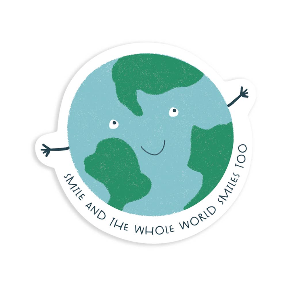 Smile Earth Sticker